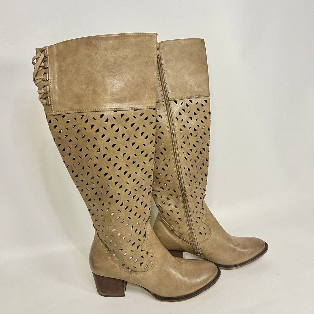 Patrizia by Spring Step Womens Knee High Boots sz 9